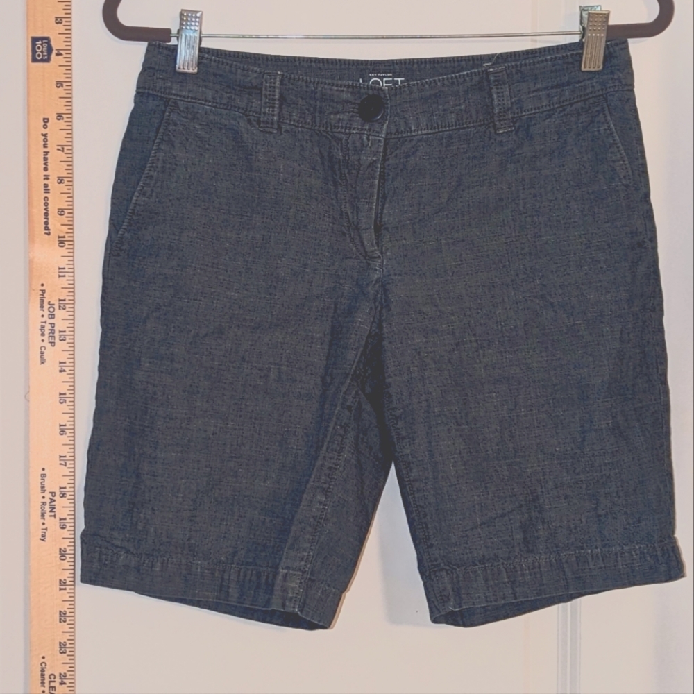 Chambray Chino shorts from loft